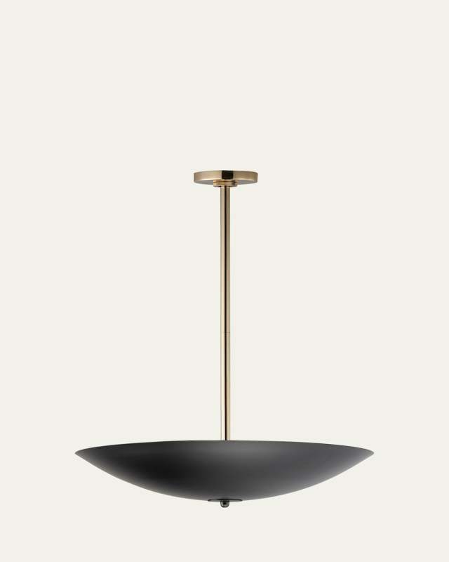 Vesta 24" Black LED Pendant